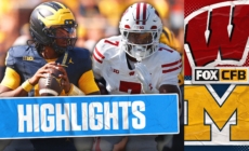 Wisconsin Badgers vs. No. 20 Michigan Wolverines Highlights | FOX College Football