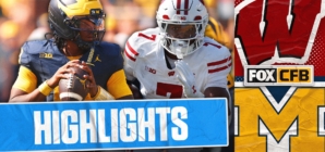 Wisconsin Badgers vs. No. 20 Michigan Wolverines Highlights | FOX College Football