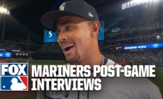 Julio Rodríguez, Cal Raleigh & Jorge Polanco on Mariners' long-awaited home playoff win vs,. Yankees