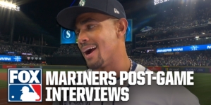 Julio Rodríguez, Cal Raleigh & Jorge Polanco on Mariners' long-awaited home playoff win vs,. Yankees