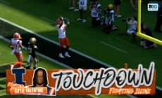 Ca'Lil Valentine rushes for 25-yard TD to extend Illinois' lead over Purdue