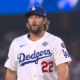 Dodgers' Clayton Kershaw records out in extra innings with bases loaded two outs to keep game tied against Blue Jays