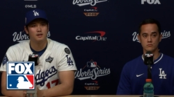 Shohei Ohtani FULL Press Conference Following Dodgers Loss in World Series Game 4 | MLB on FOX