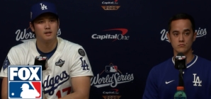 Shohei Ohtani FULL Press Conference Following Dodgers Loss in World Series Game 4 | MLB on FOX