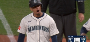 Mariners' Leo Rivas drives in game-tying run vs. Tigers in seventh inning