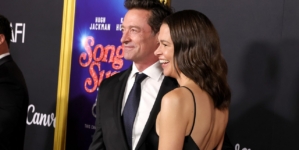 Hugh Jackman and Sutton Foster make their red carpet debut as couple