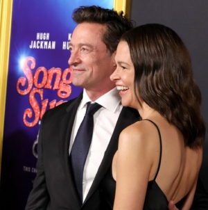 Hugh Jackman and Sutton Foster make their red carpet debut as couple