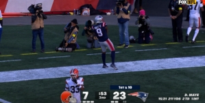 Drake Maye Launches 39-Yard TD Pass to Kayshon Boutte, Extending Patriots’ Lead Over Browns | NFL Highlights