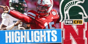 Michigan State Spartans vs. Nebraska Cornhuskers Highlights | FOX College Football