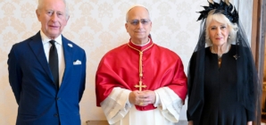 King Charles meets Pope Leo XIV in historic Vatican diplomatic visit