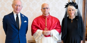 King Charles meets Pope Leo XIV in historic Vatican diplomatic visit