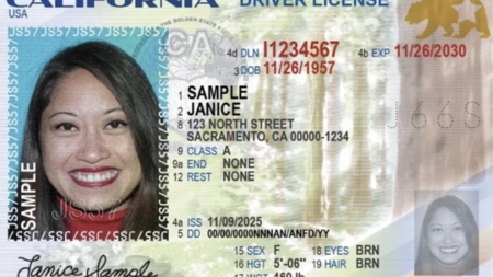 Here’s the design of the latest issued California driver’s license