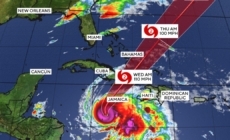 Hurricane Melissa is a mighty Category 5 storm in the Caribbean. Maps show its forecast path.