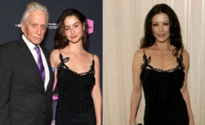 Catherine Zeta-Jones’ daughter borrows her vintage dress for gala