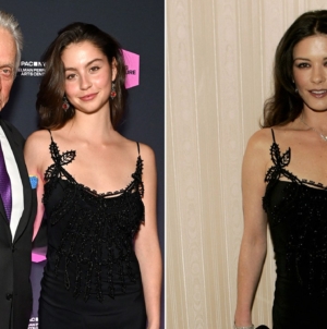 Catherine Zeta-Jones’ daughter borrows her vintage dress for gala