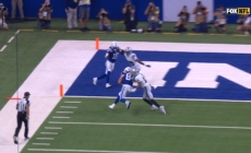 Daniel Jones connects with Tyler Warren for 11-yard TD, giving Colts lead over Raiders