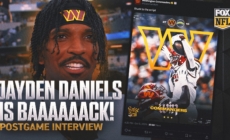 Jayden Daniels on injury concerns: "Everybody can stop talking on social media about the brace…I am good"