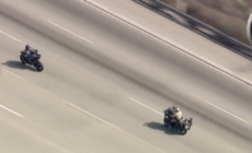 Deputy is killed; fleeing suspect is deliberately knocked off motorcycle