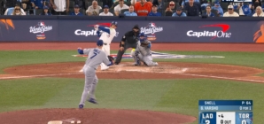 Blue Jays' Daulton Varsho crushes a two-run homer to tie game at 2-2 against Dodgers