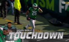 Saquon Barkley rushes for 65-yard TD, giving Eagles early lead over Giants | NFL Highlights