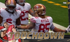 George Kittle hauls in OUTRAGEOUS TD CATCH as 49ers chip away at Texans’ lead | NFL Highlights