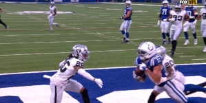 Daniel Jones finds Michael Pittman for four-yard TD, extending Colts' lead over Raiders | NFL Highlights