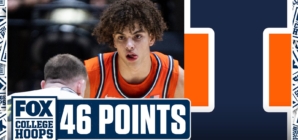 Keaton Wagler Scores 46 Points To Lead No. 11 Illinois Past No. 4 Purdue