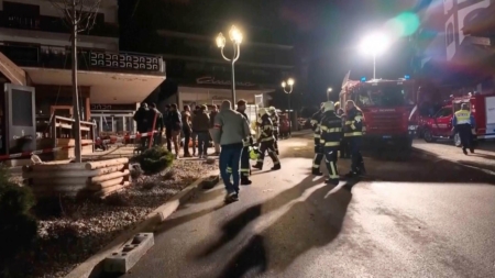 Fire tears through bar at Swiss Alps ski resort Crans-Montana, killing dozens at New Year’s celebration