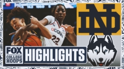 Notre Dame Fighting Irish vs. No. 1 UConn Huskies Highlights 🏀 FOX College Hoops