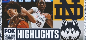 Notre Dame Fighting Irish vs. No. 1 UConn Huskies Highlights 🏀 FOX College Hoops