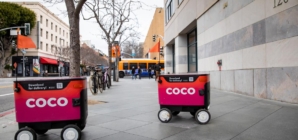 A delivery robot battles the elements in West Hollywood, gets support from online fans: ‘Go coco, go!’