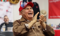 “Beautiful”: Watching Trump’s State of Union with Latino supporters