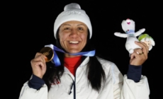 Elana Meyers Taylor on winning gold in monobob at the Winter Games