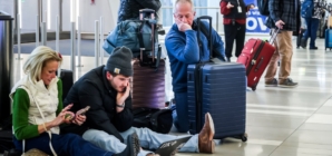 Winter weather and heavy winds put a freeze on post-holiday travel