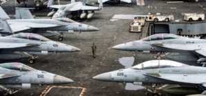 U.S. military shoots down Iranian drone that approached aircraft carrier