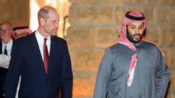 Future kings meet in Saudi Arabia but Andrew-Epstein revelations loom over Prince William