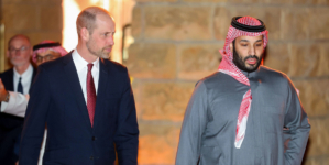 Future kings meet in Saudi Arabia but Andrew-Epstein revelations loom over Prince William