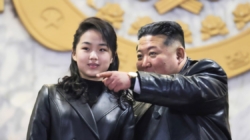 Kim Jong Un fuels succession buzz with daughter’s matching leather jacket