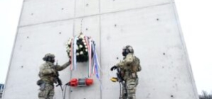 Topping-Out Ceremony Marks Completion of High-tech Special Ops Barracks