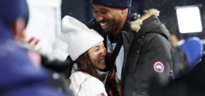 Myles Garrett Had 3-Word Reaction to Watching Girlfriend Chloe Kim at Olympics
