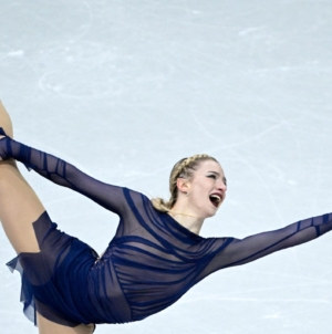 Amber Glenn Blocks Cameras From Filming Crying Olympian