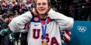 USA’s Jack Hughes Breaks Silence on Losing Teeth in Olympic Gold Medal Win
