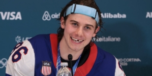 Jack Hughes Shuts Down Reporter Over Awkward Question Before Olympic Party