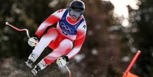 Swiss skier Franjo von Allmen wins first gold medal of Milano Cortina Games