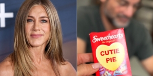 Jennifer Aniston shares Valentine’s day moment with boyfriend Jim Curtis