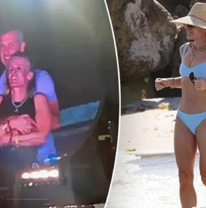 Coldplay kiss-cam’s Kristin Cabot hits Miami beach in bikini photos