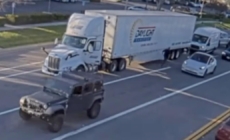 Video shows brazen big rig burglary on Chino street