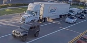 Video shows brazen big rig burglary on Chino street