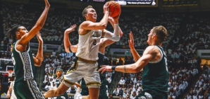 No. 13 Michigan State Grabs A Close Road Win Over No. 8 Purdue, 76-74