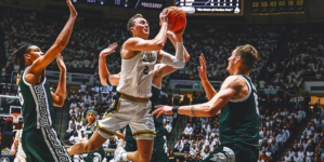 No. 13 Michigan State Grabs A Close Road Win Over No. 8 Purdue, 76-74